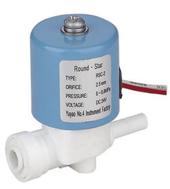 PP Normally Closed RO Solenoid Valve Direct Acting For Water / Hot Water